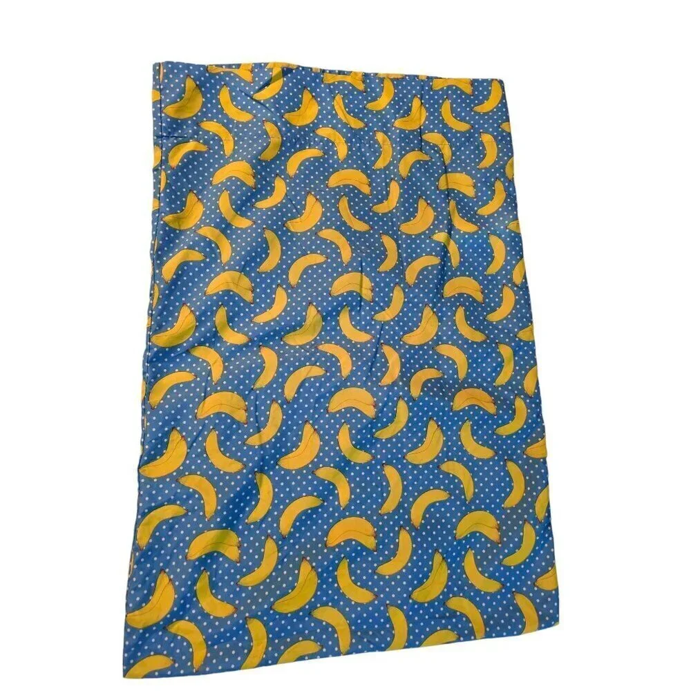 Hot Now Banana Fruit Print Novelty Pillowcase Maximalist